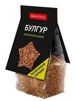 Крупа  &quot;Bravolli!&quot; булгур цельнозерновой 350г (1х6) (#12) Турция (шк 7978)