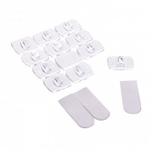 Крючки для монтажа гирлянд. Набор из 20 шт. Прозрачные. UCC-Y11 CLEAR 020 POLYBAG