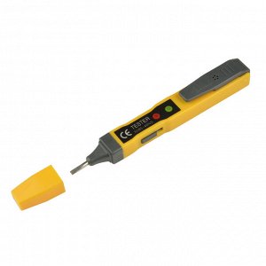 Отвертка-пробник индикаторная шлицевая, 140мм. UVT-E25 140/1000V YELLOW-GREY