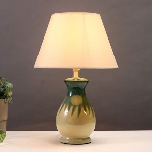 Настольная лампа 16800/1GN E14 40Вт бело-зеленый 25x25x37 см RISALUX