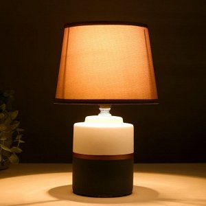 Настольная лампа 16820/1GR E14 40Вт бело-серый h.30см RISALUX