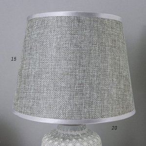Лампа настольная 48467/1 E14 серый 40Вт 20х20х31 см RISALUX