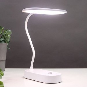 Настольная лампа 16817/1 LED 5Вт USB белый 18,8х8,5х36,5 см