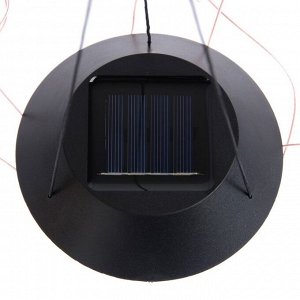 Садовый светильник на солнечной батарее «Стрекозы», 12.5 ? 86 ? 12.5 см, 6 LED, свечение тёплое белое