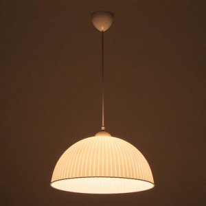 Светильник подвесной BayerLux «Волна», E27 40 Вт, белый, 40x40x18 (+60) см