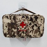 Кофр для аптечки походный с камуфляжным принтом, цвет бежевый