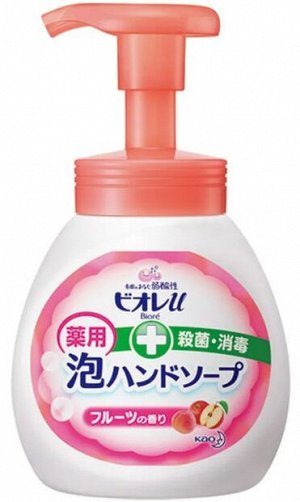 * 289438 КАО "Biore U" Пенное мыло для рук с антибактериальным эффектом и ароматом цитрусовых,250 мл