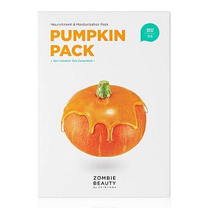 (Набор) Маска с экстрактом тыквы и прополиса Skin1004 Zombie Beauty Pumpkin Pack, 16шт *4г