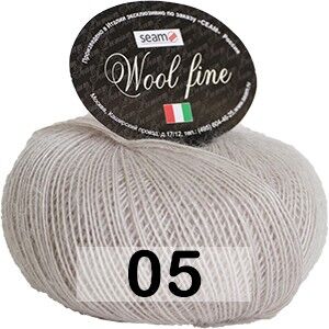 Пряжа Сеам Wool Fine