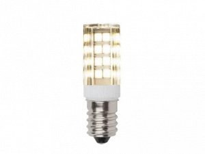 Лампа для холодильников и швейных машин светодиодная  LED-Y16-4W/WW/E14/CL PLZ04WH. Прозрачная колба. Цвет свечения теплый белый.