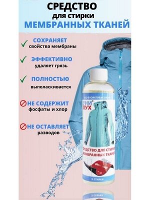 Средство для стирки мембранных тканей, 250 мл
