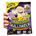 4 шипучки + 2 воздушных шара Halloween Johny Bee 8гр