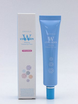 КРЕМ ДЛЯ ВЕК И ГЛАЗ W COLLAGEN WHITENING PREMIUM EYE CREAM, 30мл ENOUGH