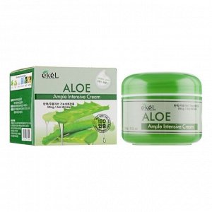 КРЕМ АМПУЛЬНЫЙ ДЛЯ ЛИЦА С ЭКСТРАКТОМ АЛОЭ ВЕРА AMPLE INTENSIVE CREAM ALOE, 100гр EKEL