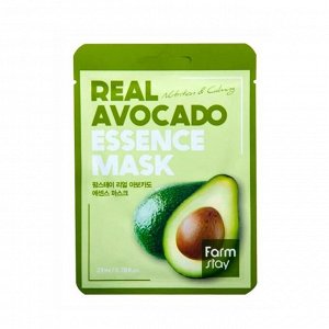 Маска для лица с авокадо Real Avocado Essence Mask Farmstay