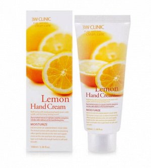 Крем для рук ЛИМОН Lemon Hand Cream, 100 мл 3W CLINIC