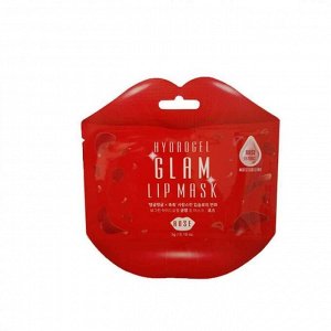 BeauuGreen Патч для губ с экстрактом розы Hydrogel Glam Lip Mask Rose