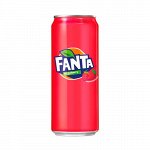 Газированный напиток Fanta Strawberry (клубника) 325мл Тайланд
