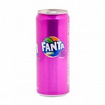 Газированный напиток со вкусом винограда Fanta Grape 325мл