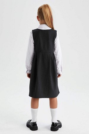 Платье-жилет трапециевидной формы Back To School для девочек