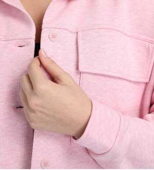 Куртка Розовый меланж
Женская рубашка с карманами.
Состав: 70% Cotton 30% Polyester
Материал:
French terry б/н - футер 3-х нитка без начеса. Один из самых плотных разновидностей футера. Тёплый, приятн