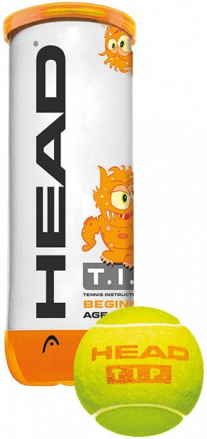 Набор теннисных мячей 3B HEAD TIP orange