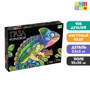 ТНП Фигурный пазл «Хамелеон»