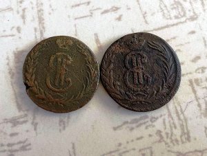 2 Копейки Екатерины II (1762-1796). Сибирские монеты