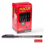 Ручка шарик Черная 1,0мм Focus Icy 1761