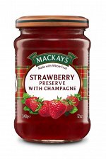 Десерт ягодный из клубники с шампанским MACKAYS