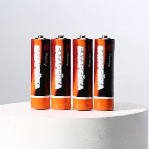 Батарейки щелочные (алкалиновые), 1.5V, АА, 4 шт
