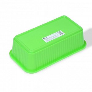 Ящик для рассады, 28.5 x 15.5 x 8.5 см, 2,5 л, зелёный, Greengo
