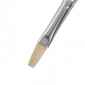 Кисть Щетина плоская Roubloff Сочиняй № 8 (длина волоса 17 мм), короткая ручка матовая