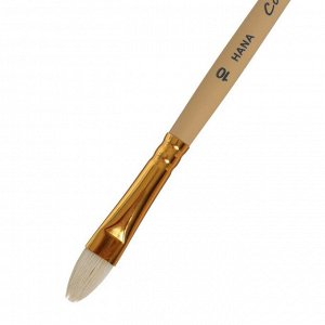 Кисть Щетина овальная Roubloff Сочиняй № 10 (длина волоса 13 мм), короткая ручка матовая