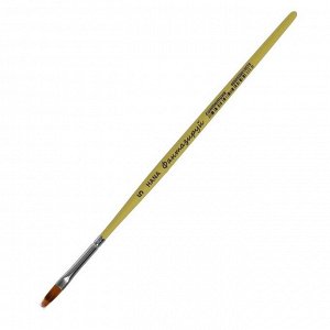 Кисть Синтетика "гребешок" Roubloff Фантазируй № 5 (длина волоса 11 мм), короткая ручка матовая