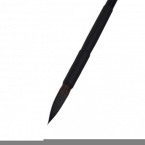 Кисть Roubloff имитация белки серия Black round № 8 ручка короткая черная/ покрытие обоймы soft-touch
