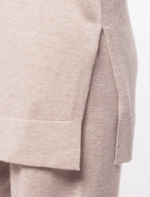 Длинный свитер тонкой вязки с мягкой шерстью мериноса