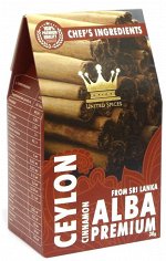 Цейлонская корица в палочках, сорт ALBA, 30 г  United Spices