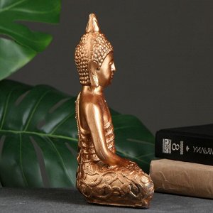 Фигура "Будда малый" бронза 24х16х10см