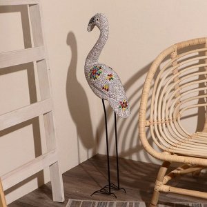 Сувенир "Фламинго" керамика, стекло 85 см