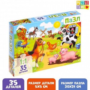 Puzzle Time Пазл «Лето на ферме», 35 деталей