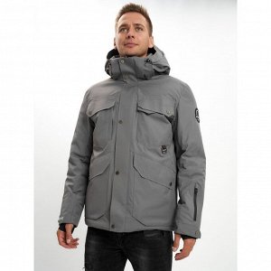 MTFORCE Горнолыжная куртка мужская серого цвета, размер 56