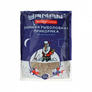 Прикормка Yaman Winter Taste Карась зимняя, чеснок, цвет микс, 700 г.