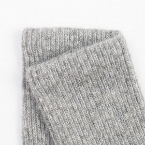Носки женские из монгольской шерсти, цвет серый, (34-36)
