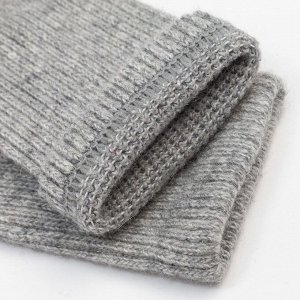 Носки женские из монгольской шерсти, цвет серый, (34-36)