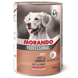 Конс. корм для собак "Morando Professional" 400гр. ПАШТЕТ с УТКОЙ.