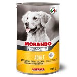 Конс. корм для собак &quot;Morando Professional&quot; 1250гр. кусочки в соусе с ИНДЕЙКОЙ и КУРИЦЕЙ.