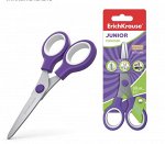 Ножницы детские 13 см, ErichKrause Standard Junior, с закруглёнными концами лезвий, МИКС