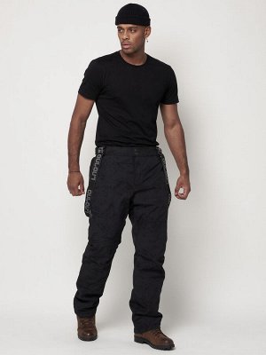 MTFORCE Полукомбинезон брюки горнолыжные мужские темно-серого цвета 66211TC