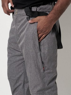 MTFORCE Полукомбинезон брюки горнолыжные мужские серого цвета 66357Sr